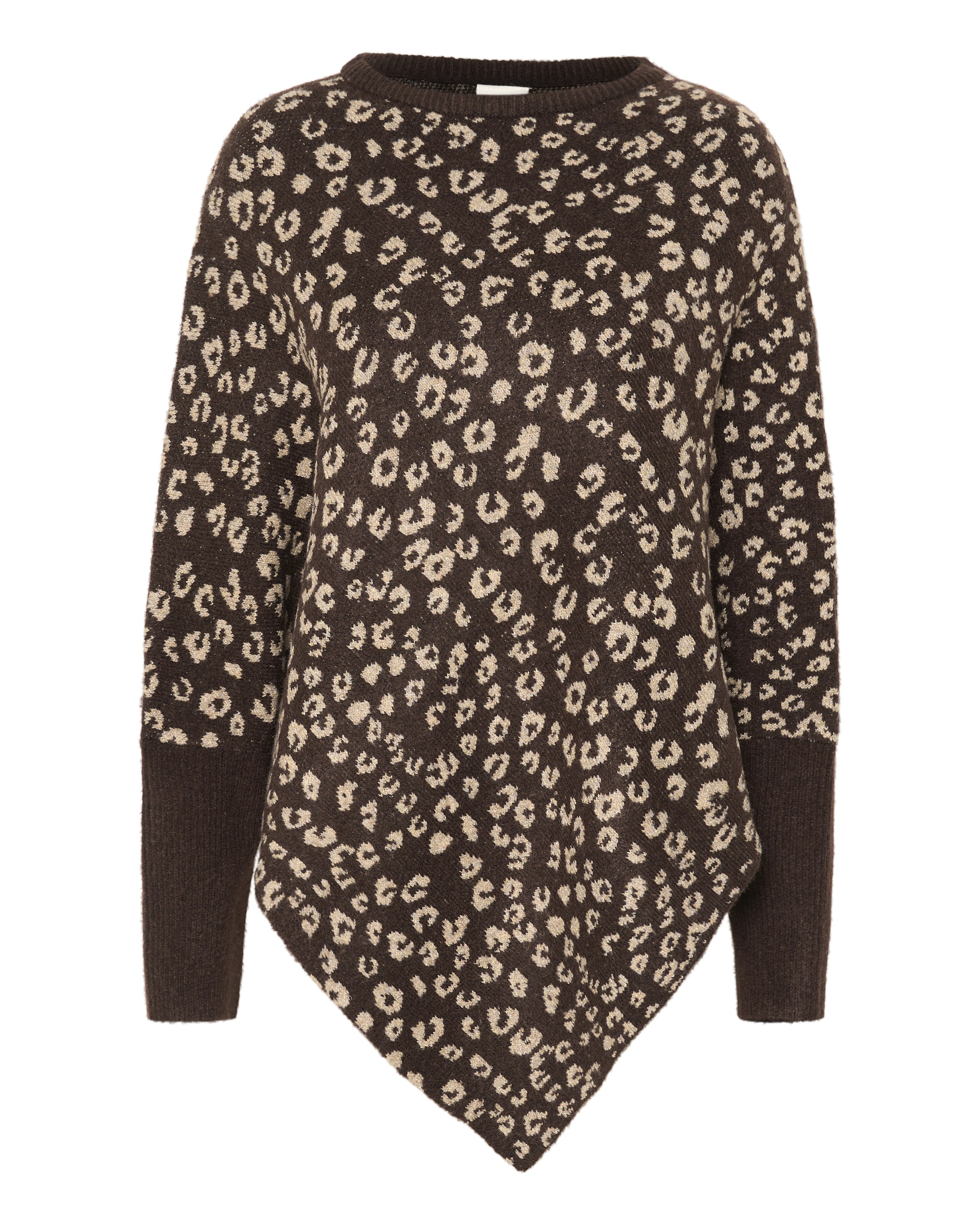 Kaffe Cape 'Molly' in Brown: front