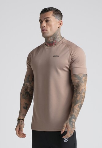 SikSilk - Camisa em castanho