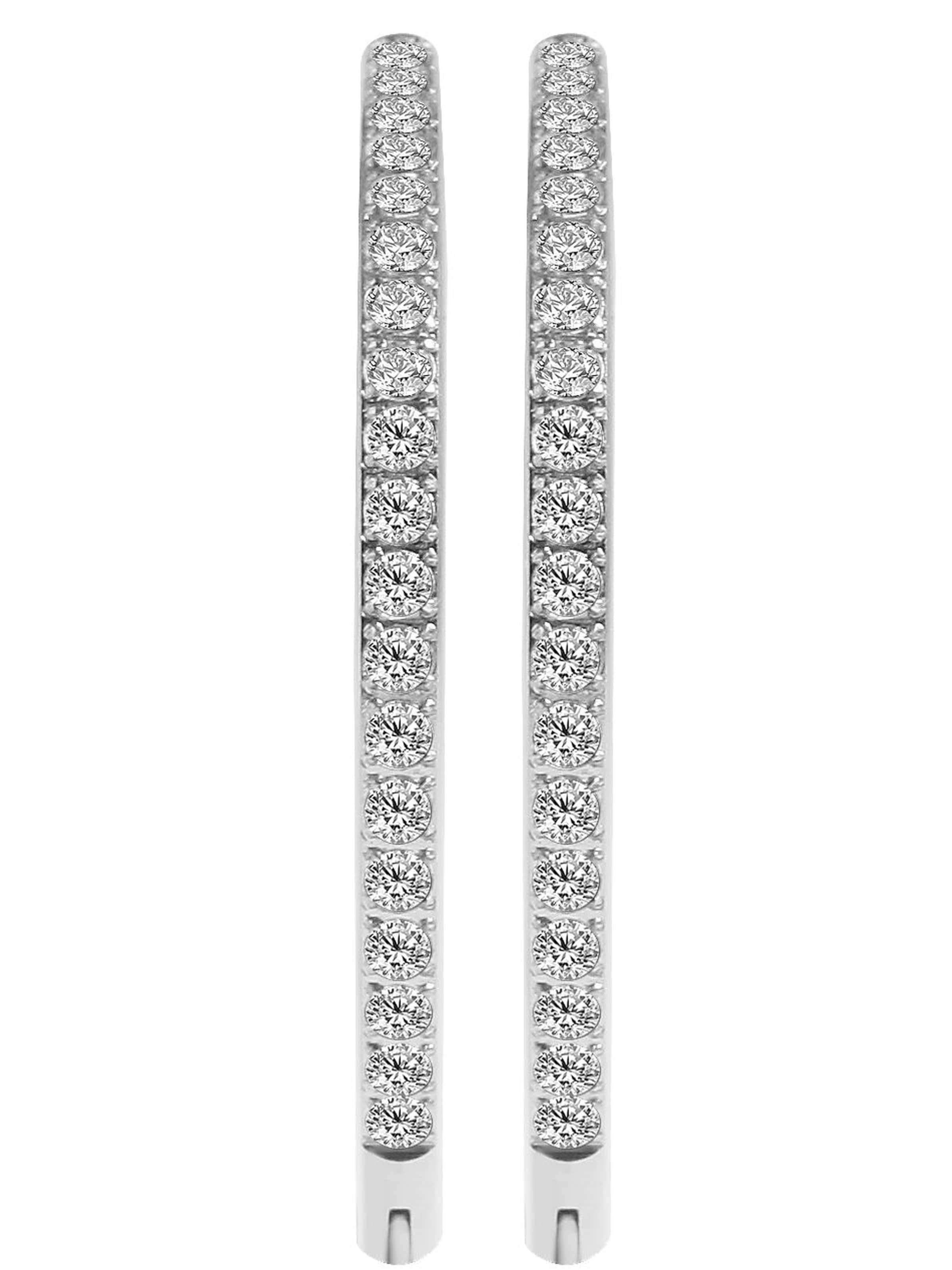 Akzent Earrings 'Lumbi, hautverträglich' in Silver