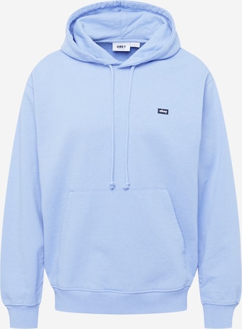 Obey Sweatshirt 'Timeless' in Blue: front