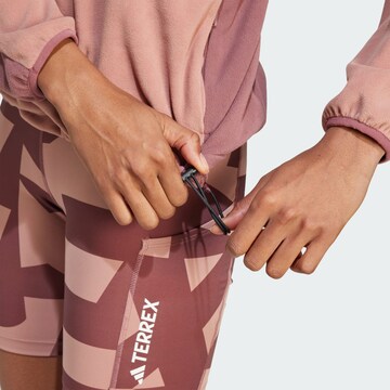 Pull-over de sport ADIDAS TERREX en rose