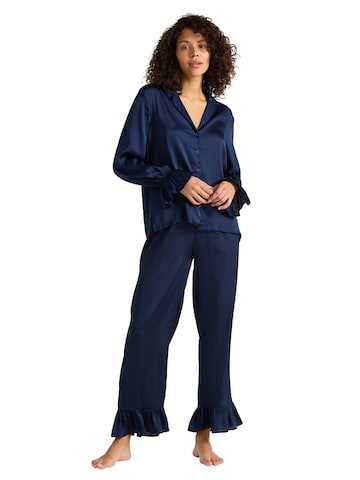 Pantalon de pyjama Lindex en bleu : devant