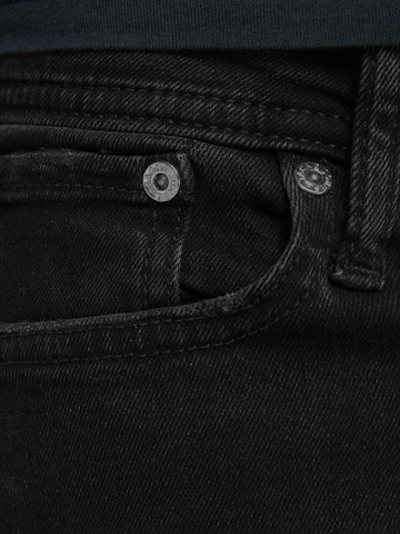 JACK & JONES Skinny Kavbojke 'Liam' | črna barva