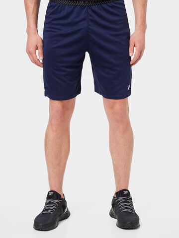 Superdry Regular Workout Pants 'Core' in Blue: front