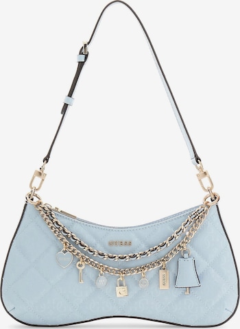 GUESS Schultertasche 'Libby' in Blau: Vorderseite