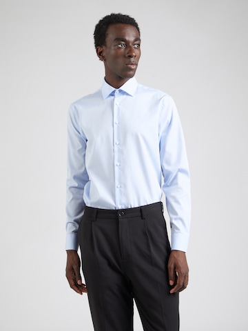 SEIDENSTICKER Slim fit Πουκάμισο για το γραφείο σε μπλε: μπροστά