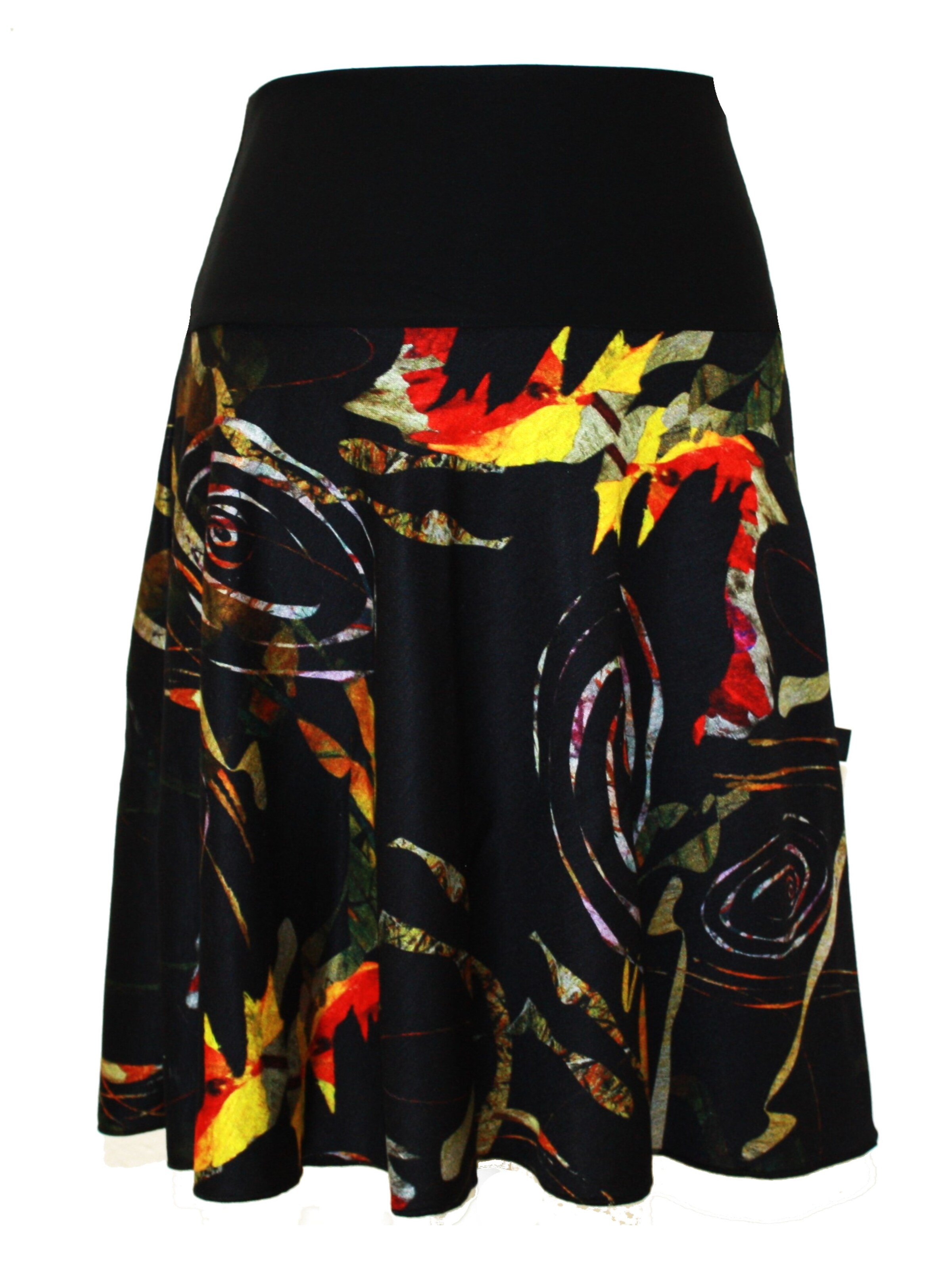 dunkle design Skirt 'Punta die Roma' in Black: front