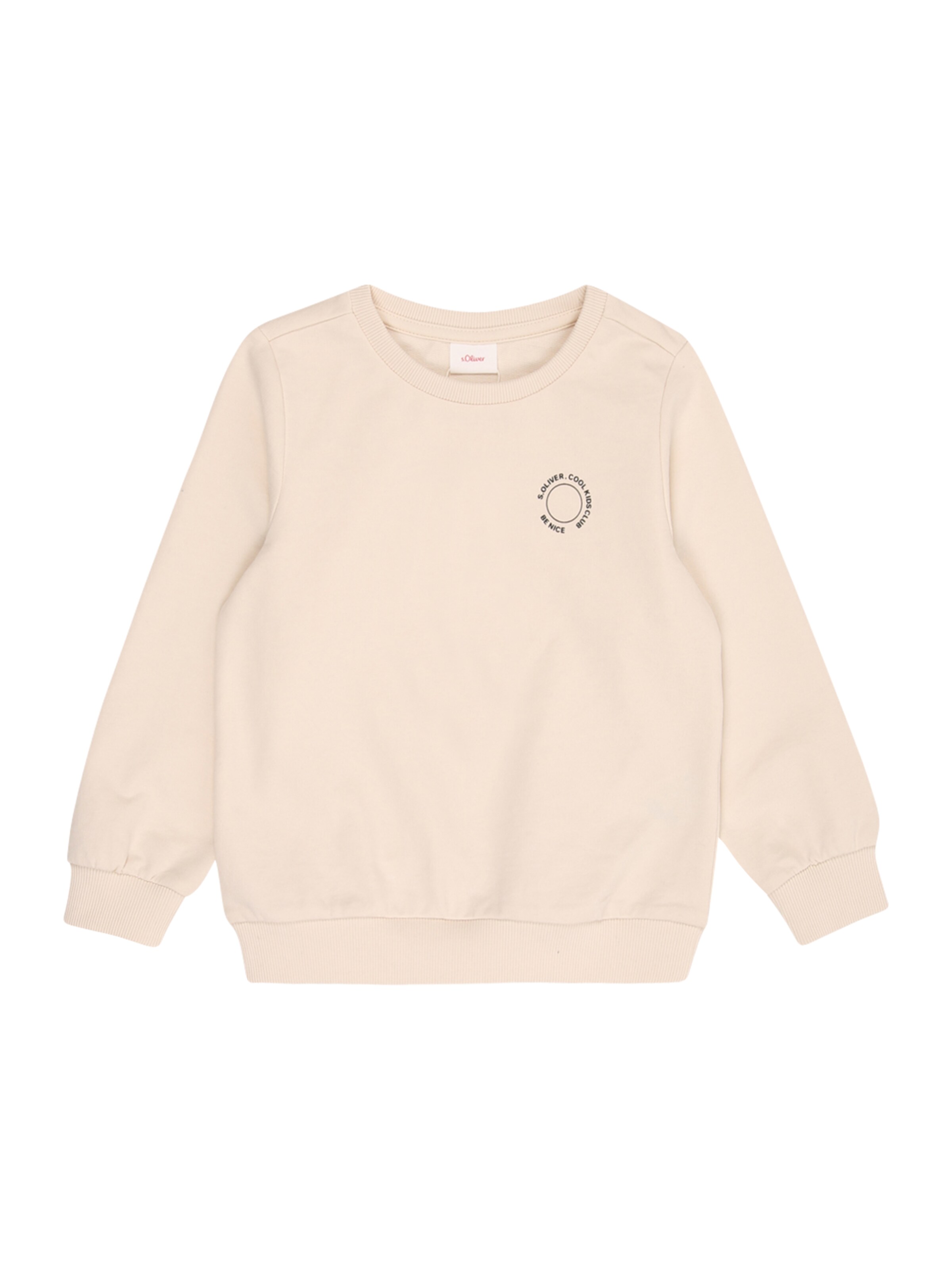 s.Oliver Sweatshirt in Beige: front