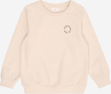 Sweat s.Oliver en beige : devant