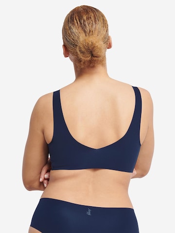 SLOGGI T-shirt BH ' Blue ZERO Feel 20 ' in Blauw