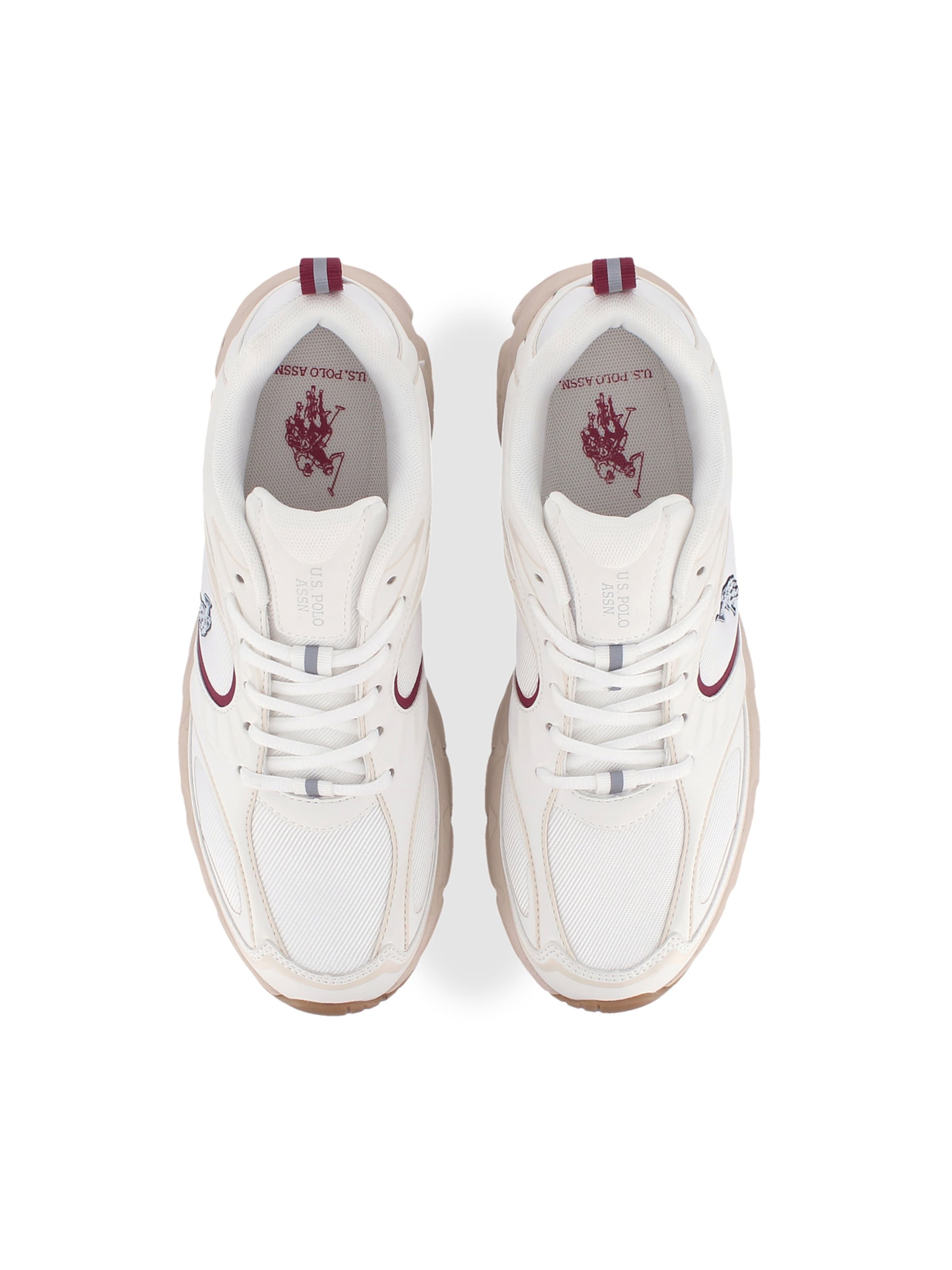 Baskets basses 'Swift' US POLO ASSN. en blanc
