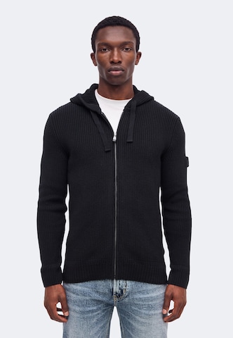 JOOP! Jeans Cardigan '03Heantez' i sort: forside