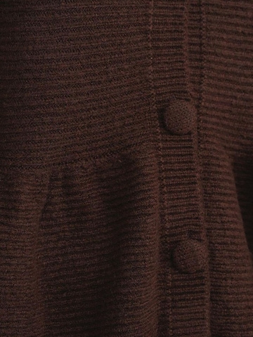 MixRay - Casaco de malha em castanho