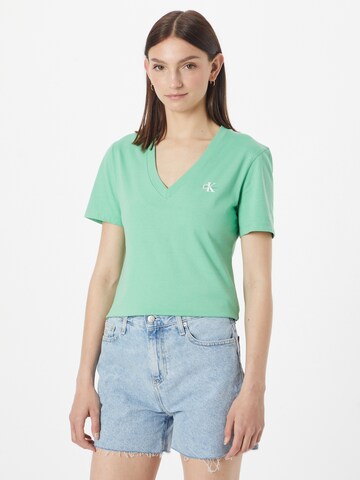 Calvin Klein Jeans T-Shirt in Grün: Vorderseite