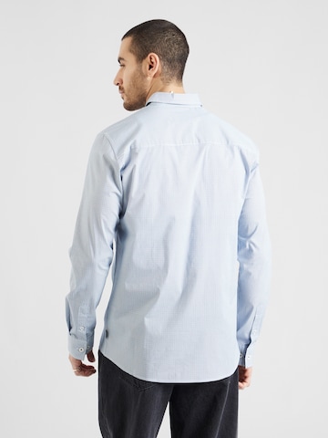 INDICODE JEANS Regular fit Button Up Shirt 'Trick' in Blue