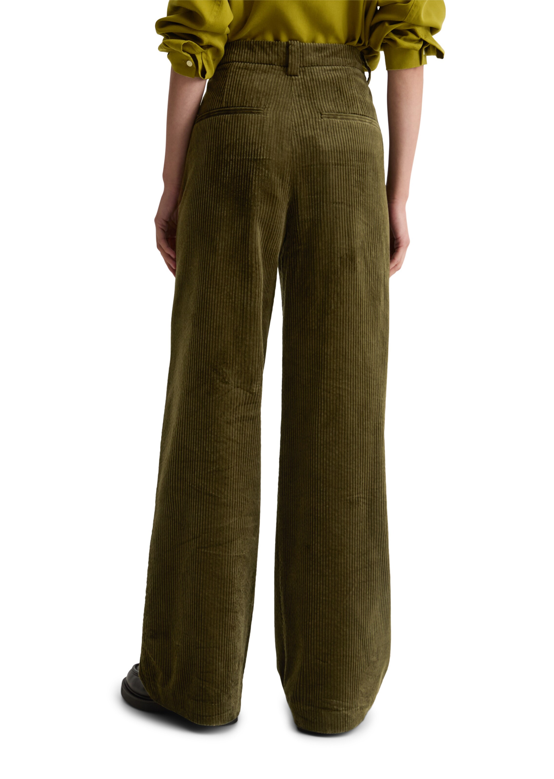 Wide Leg Pantalon Marc O'Polo en vert