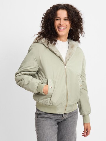 Marie Lund Between-Season Jacket ' Rubia' in Green: front