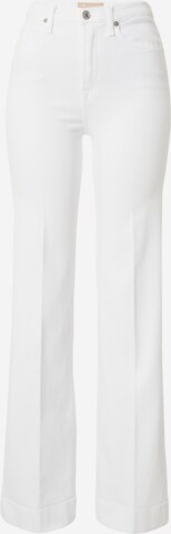 7 for all mankind Bootcut Broek in Wit: voorkant