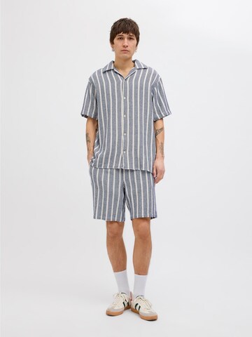 JACK & JONES Loose fit Trousers 'JPSTJAiden' in Blue