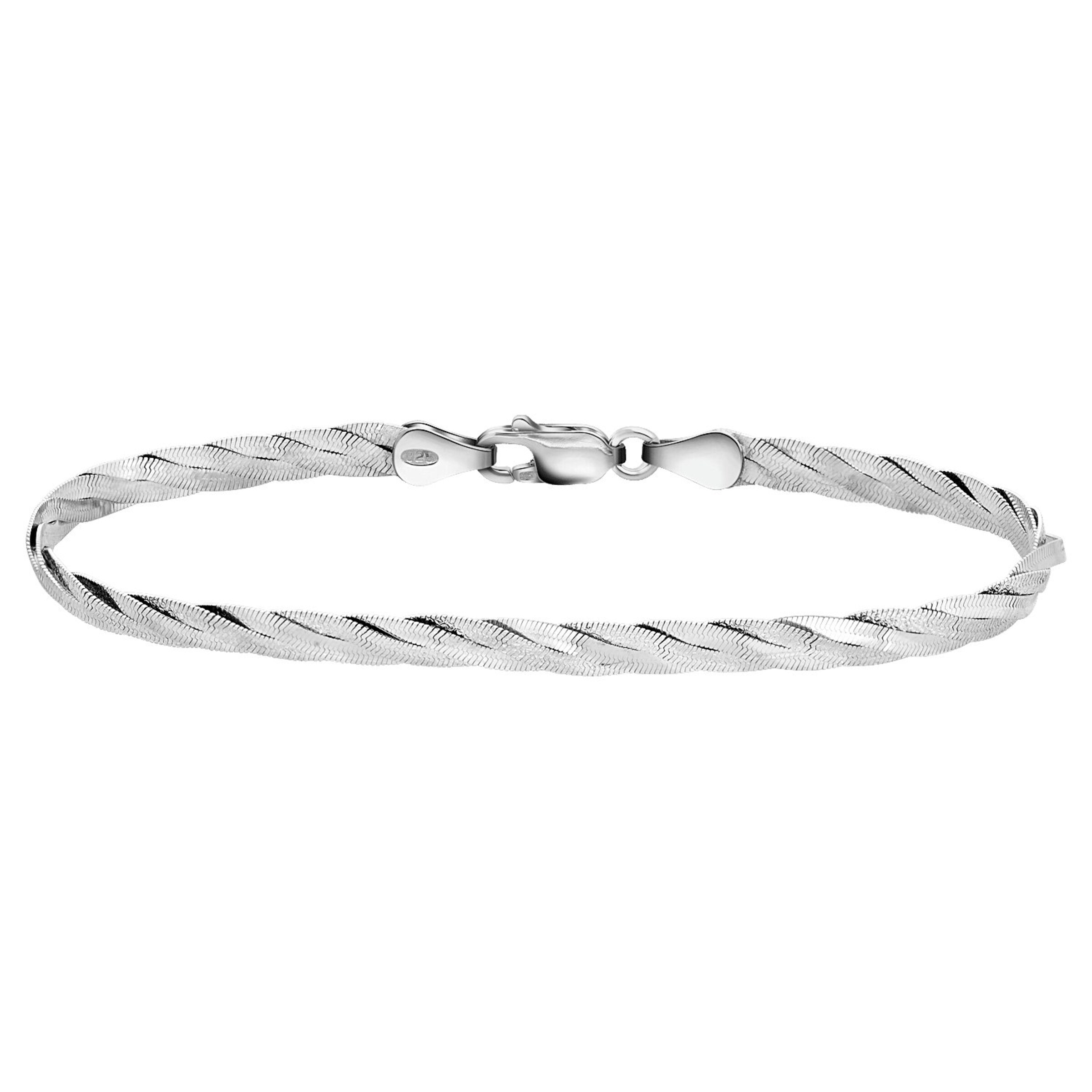 Lucardi Armband 'Basic' in Silber