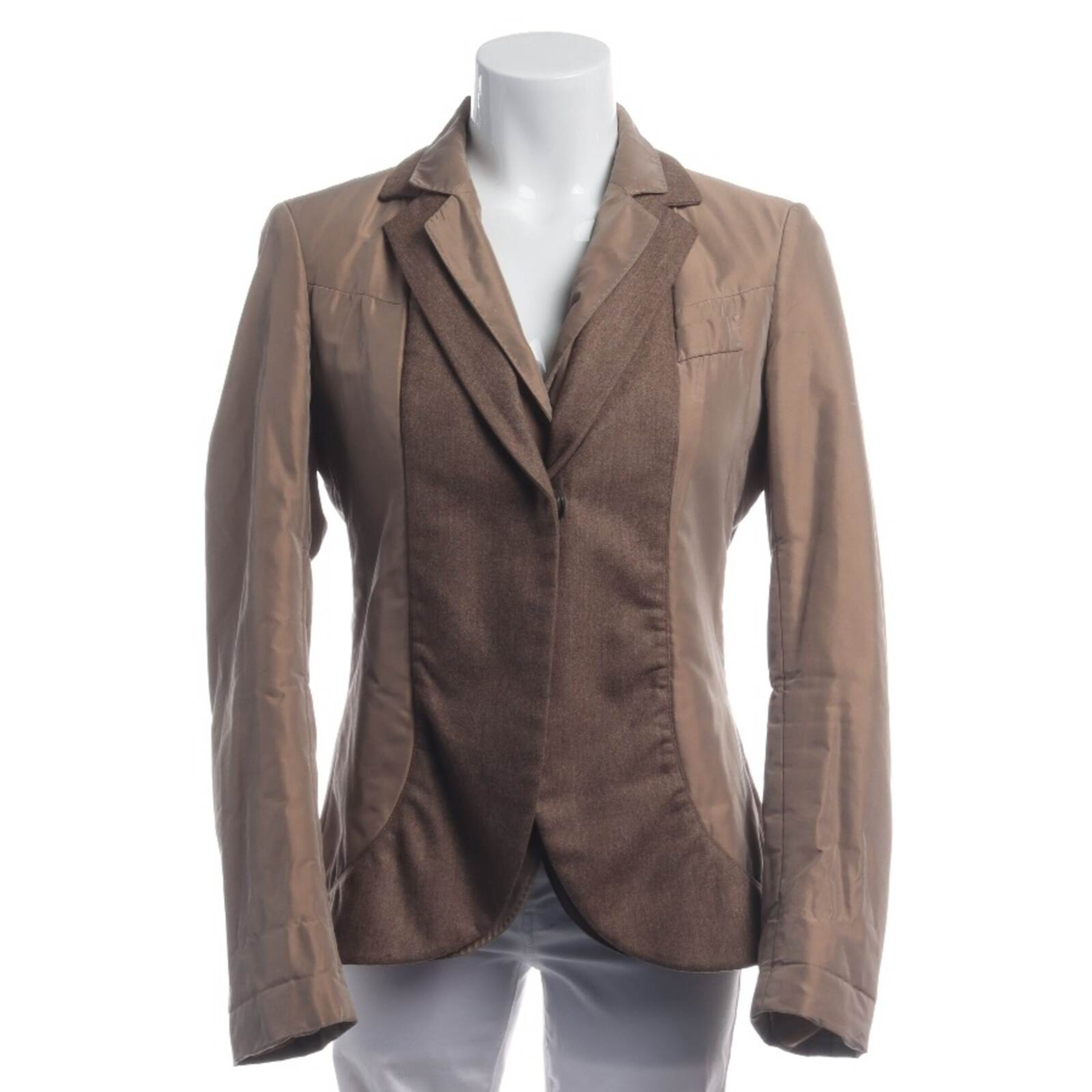 Brunello Cucinelli Übergangsjacke M in Braun: Vorderseite