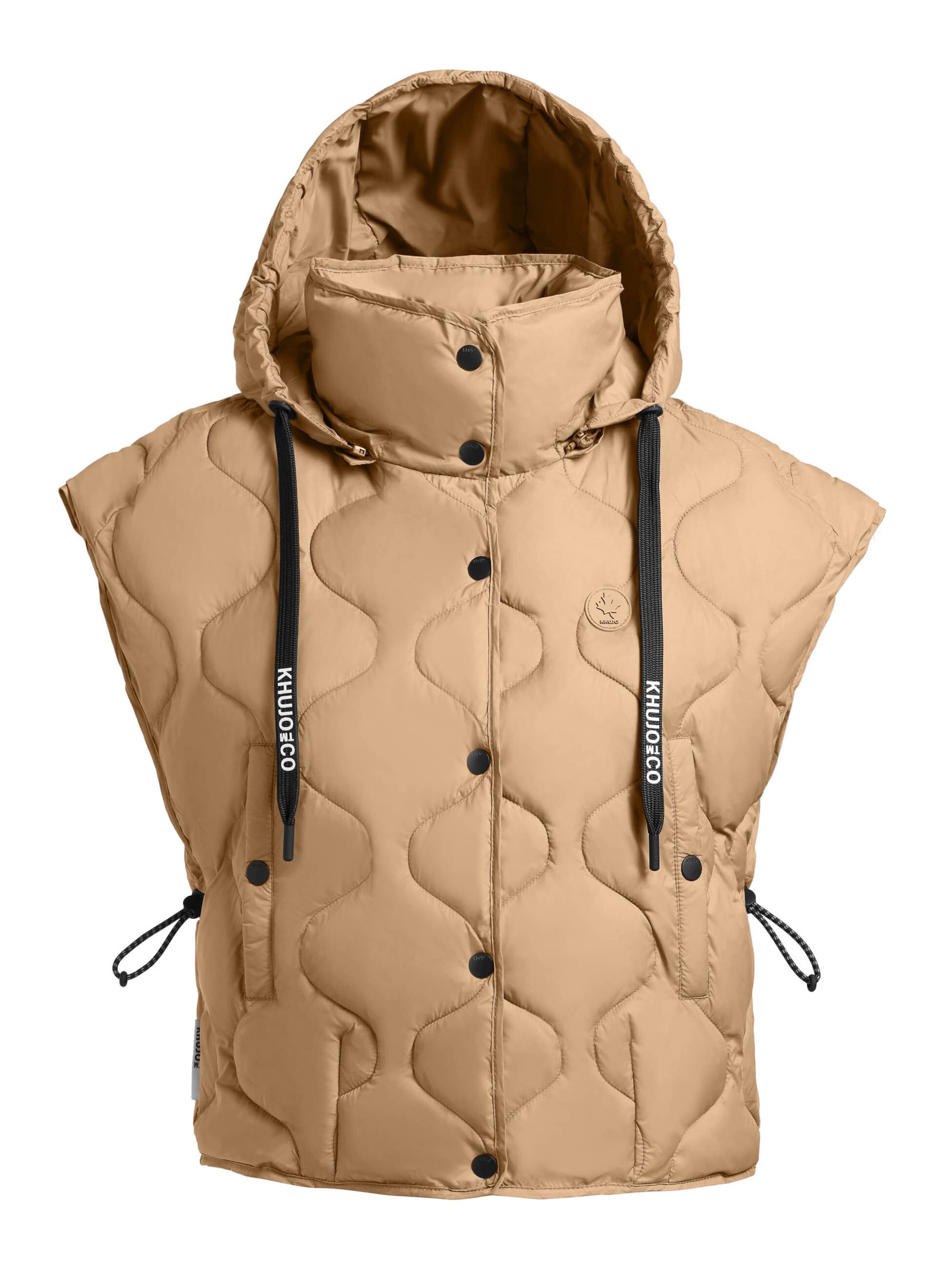 Gilet 'NINGA' di khujo in marrone: frontale