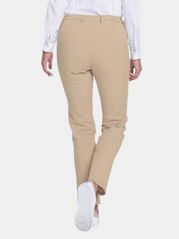 Goldner Regular Jeans 'Carla' in Beige
