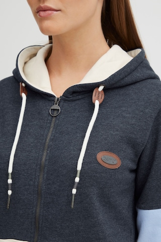 Oxmo Zip-Up Hoodie 'Kate' in Blue