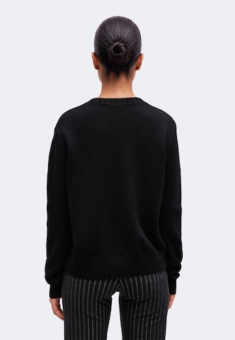 19V69 ITALIA - Jersey talla grande 'Losa' en negro