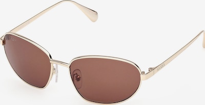 MAX&Co. Sonnenbrille in One Size in braun / gold, Produktansicht