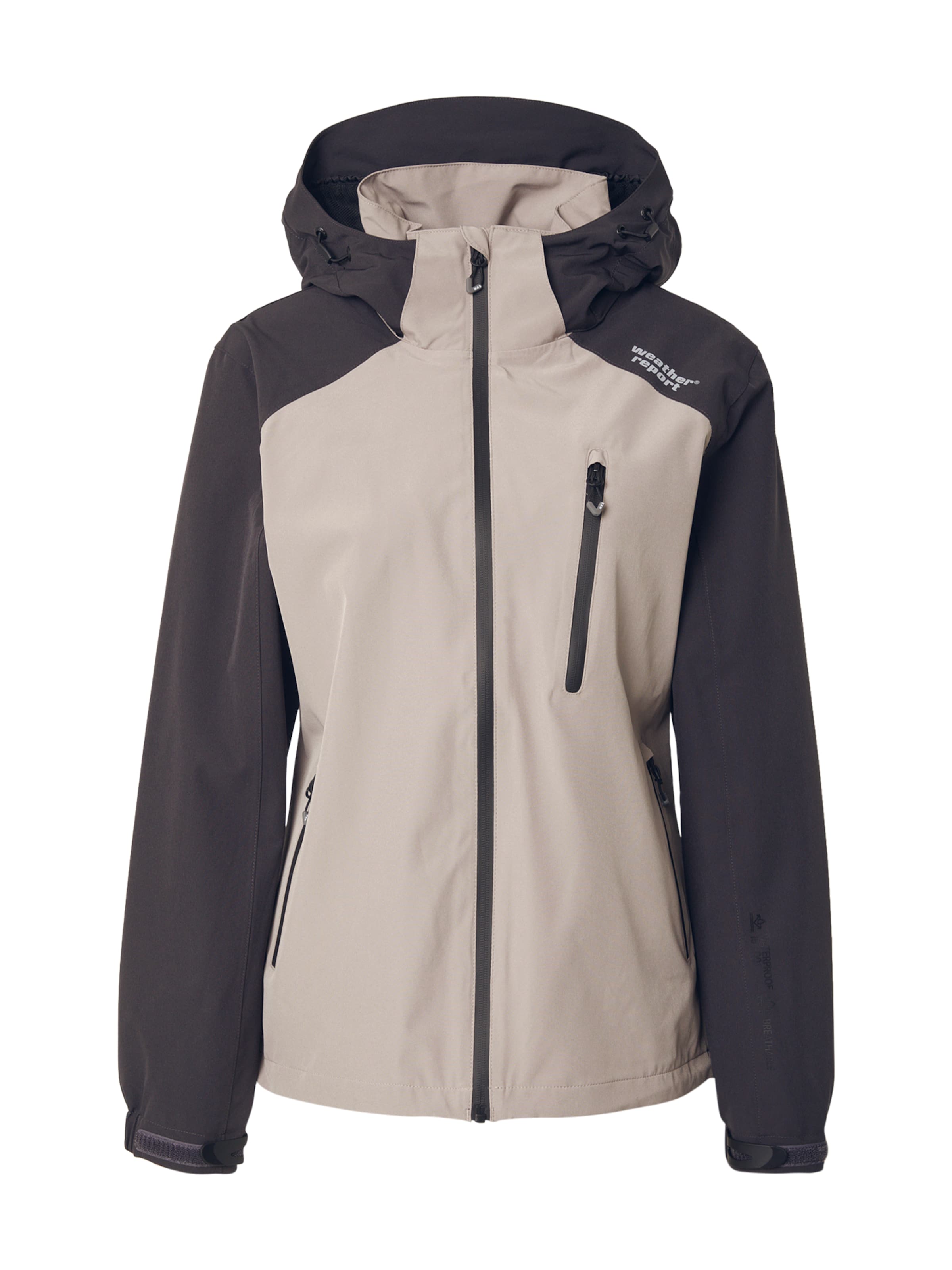 Weather Report Μπουφάν πεζοπορίας 'Camelia' σε γκρι: μπροστά