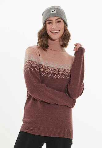 Whistler Athletic Sweater 'Susannah' in Brown: front