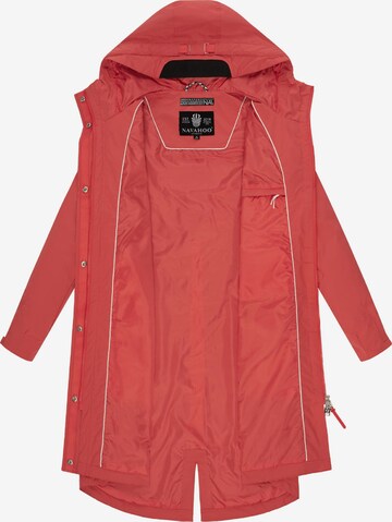 NAVAHOO Raincoat 'Silberperlee' in Red