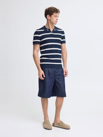 Casual Friday Strickshirt ' CFDahlin ' in Blau