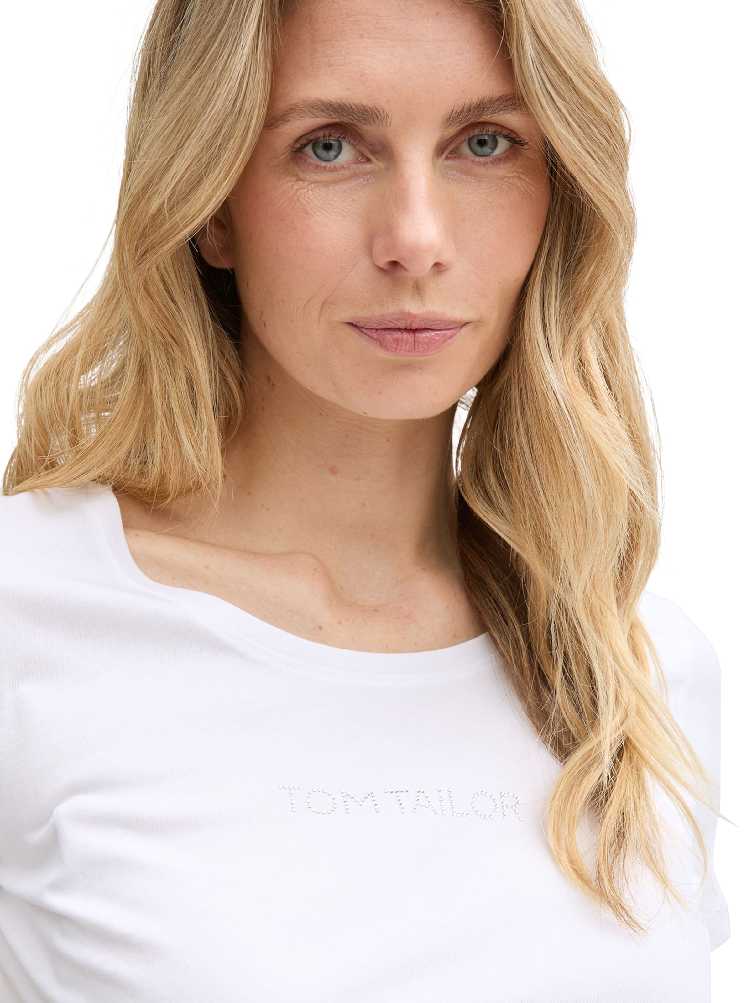 TOM TAILOR Футболка в Белый