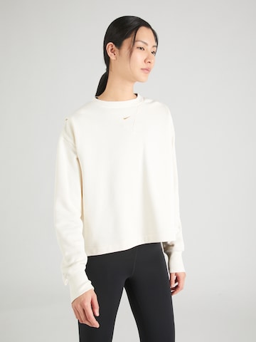 Nike Sportswear Sweatshirt in White: front