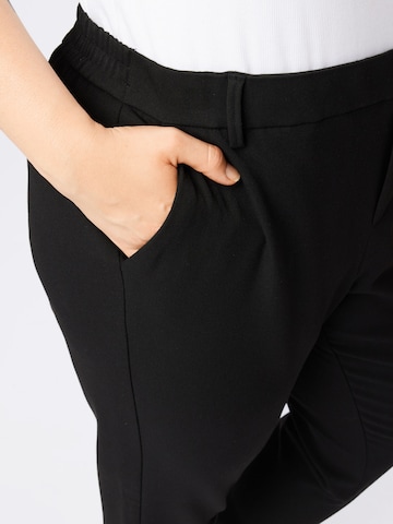 Vero Moda Curve Regular Trousers 'Kaya' in Black