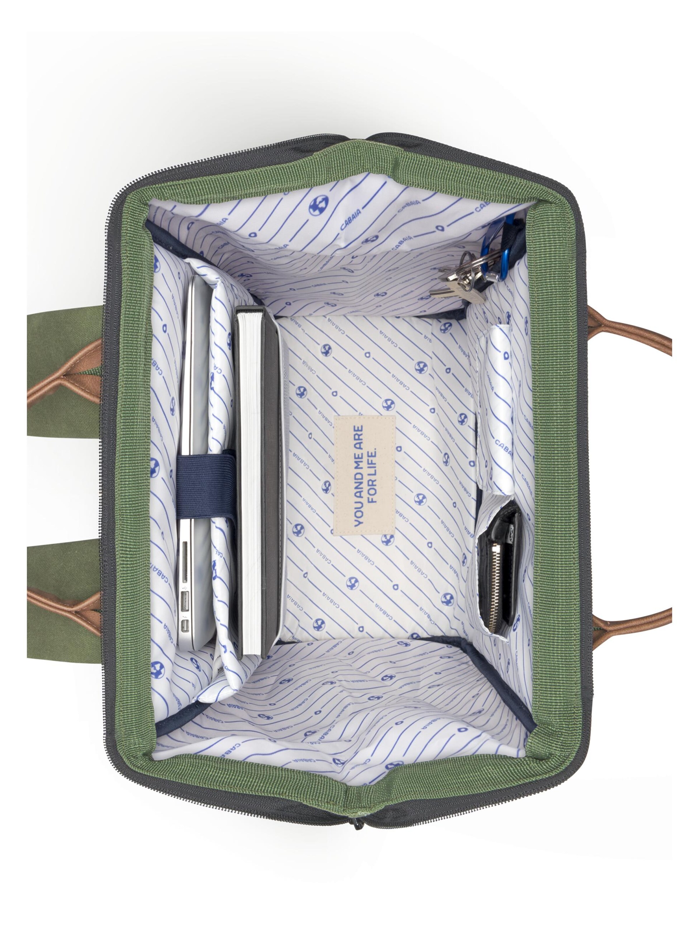 Cabaia Reppu 'Adventurer' värissä vihreä