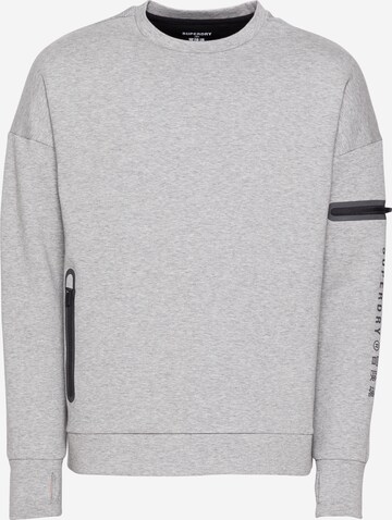 SuperdrySportska sweater majica - siva boja: prednji dio
