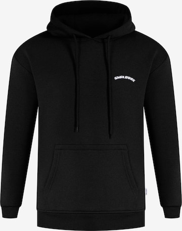 Smilodox Sweatshirt 'Rylee' in Zwart: voorkant