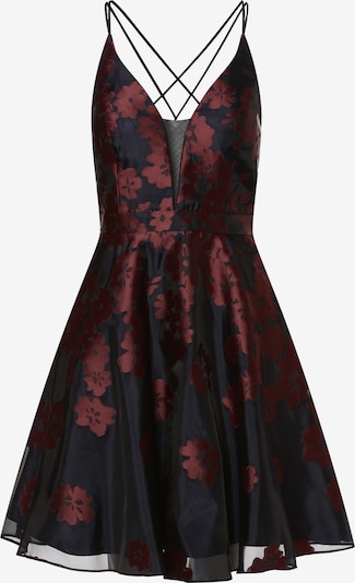 Marie Lund Abendkleid in rot / schwarz, Produktansicht
