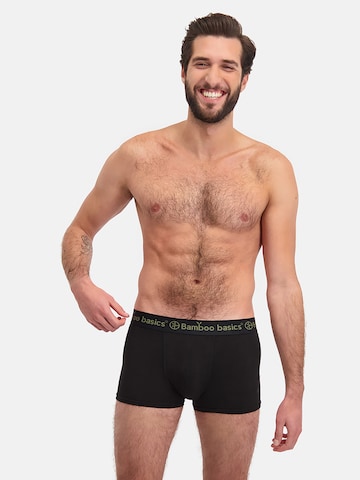 Bamboo basics Boxershorts 'Liam' in Zwart: voorkant