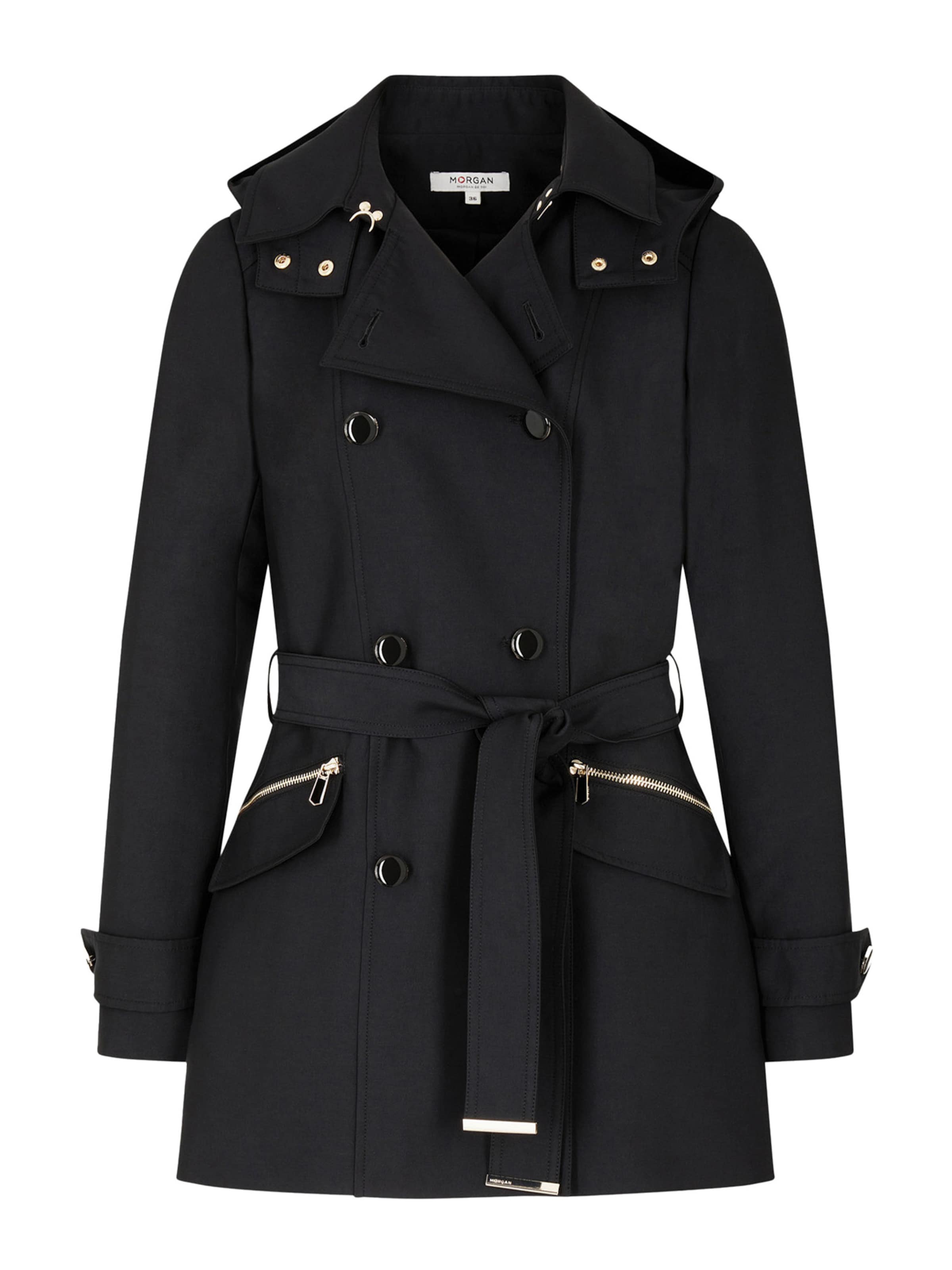 Manteau mi saison Morgan en Noir ABOUT YOU
