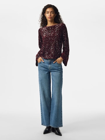 PIECES Top 'KAMMY' in Red