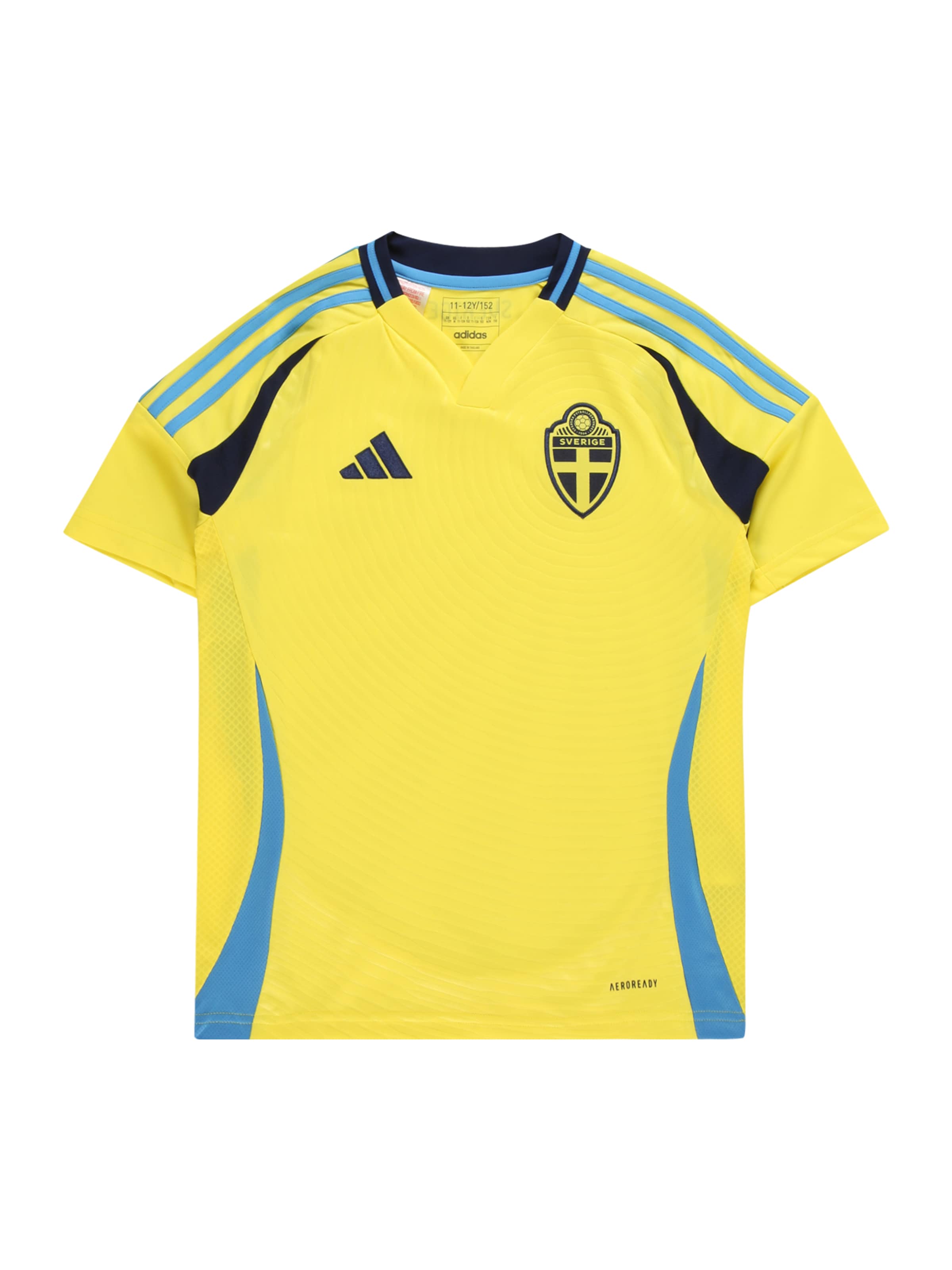 ADIDAS PERFORMANCE Functioneel shirt 'Sweden 24 Home' in Geel: voorkant