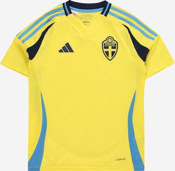 T-Shirt fonctionnel 'Sweden 24 Home' ADIDAS PERFORMANCE en jaune : devant