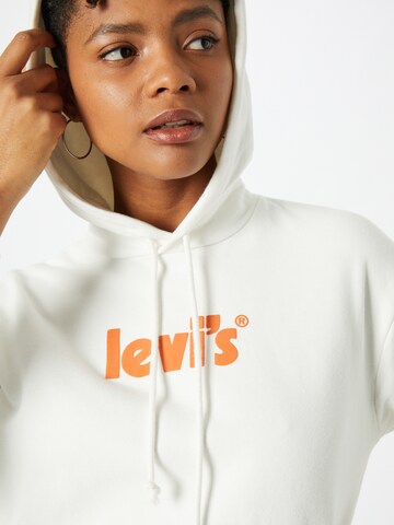 Sweat-shirt 'Graphic Standard Hoodie' LEVI'S ® en blanc