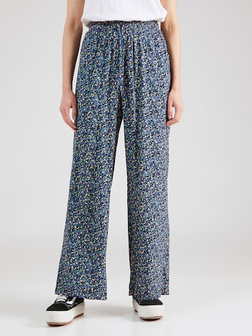 Iriedaily Wide leg Trousers 'Franji' in Blue: front