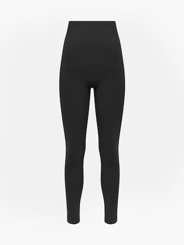 Pantaloni modellanti 'Seamless Shaping Leggings' di cfab (formerly creamy fabrics) in nero: frontale