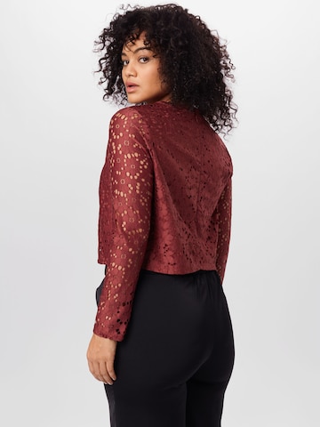 T-shirt 'Flora' ABOUT YOU Curvy en rouge